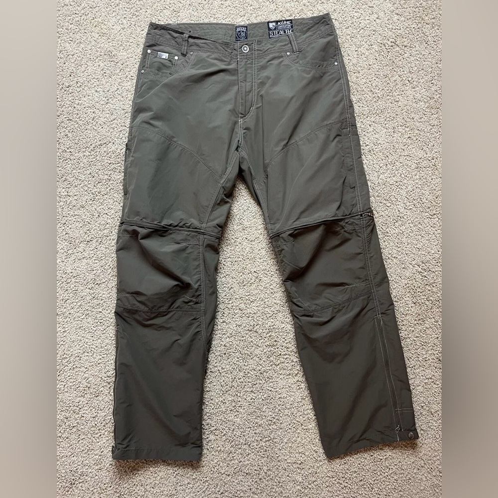 Kuhl Pants Mens 38x32 Stealth Liberator Convertible Outdoors Pants EXCELLENT